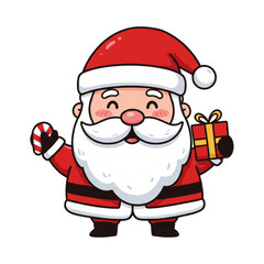 cartoon santa claus