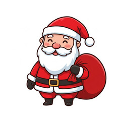cartoon santa claus