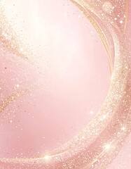Abstract background of swirling pink and gold