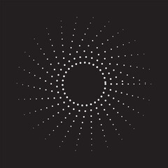 Abstract circle dotted background vector illustration. Modern Dotted Background Pattern | Abstract Halftone Dots Texture Design