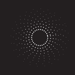 Abstract circle dotted background vector illustration. Modern Dotted Background Pattern | Abstract Halftone Dots Texture Design