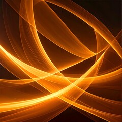 Abstract fiery lines on a dark background (1)
