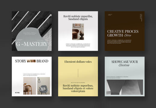 Interior Social Media Post Layout