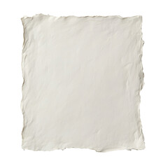 Obraz premium Torn Beige Paper Texture Background Blank Space isolated on a white background