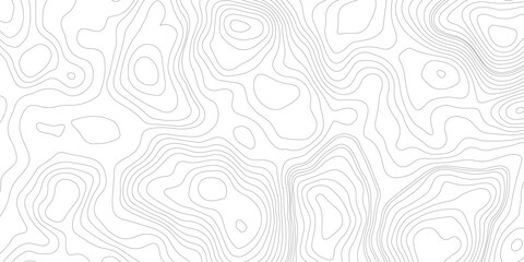 Topographic map background geographic line map with elevation assignments. Modern design with White background with topographic wavy pattern design.paper texture Imitation of a geographical map shades