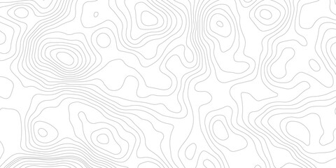 Topographic map background geographic line map with elevation assignments. Modern design with White background with topographic wavy pattern design.paper texture Imitation of a geographical map shades