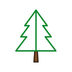 Fototapeta premium green christmas tree