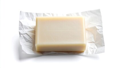 Ivory Soap Bar on White Paper - Cleanliness and Hygiene.