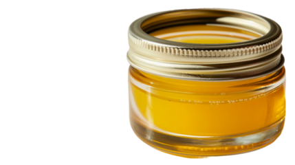 Jar of Herbal Salve for Minor Cuts on white background
