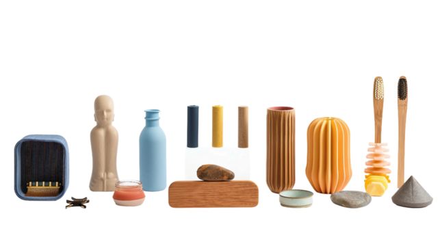 Spiritual and Mindfulness Essentials on white background