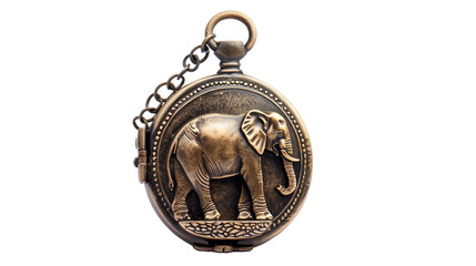 Charming Elephant Jewelry Piece on white background