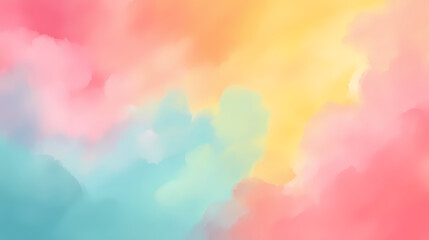 Abstract pastel gradient background with soft, dreamy colors blending in a fluid style.