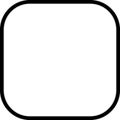 Grunge paint brush frame, vector icon