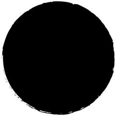 Grunge paint brush frame, vector icon