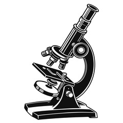 microscope vector illustration