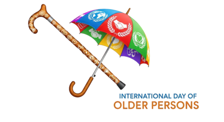 Unity symbols for International Day of Older Persons