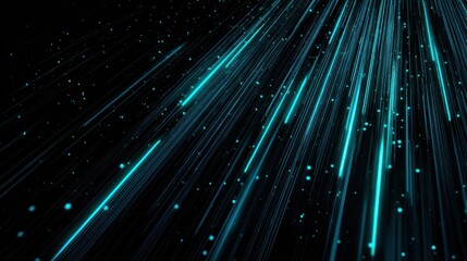 Futuristic digital background with glowing neon lines, cyberpunk aesthetic, dark theme.