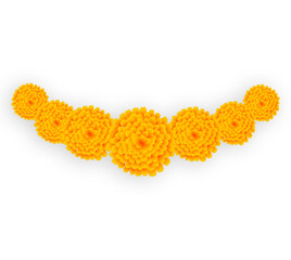 yellow flower toran festive decorative element