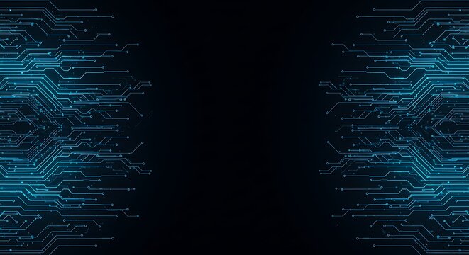 Abstract circuit technology background