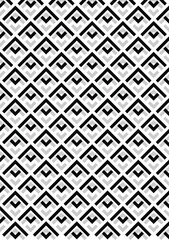 Seamless geometric pattern black and white abstract line