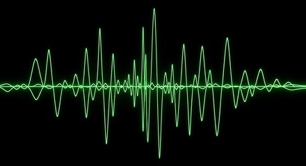 Sound Waveform Visual Representation.