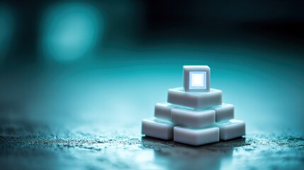 Abstract pyramid shape