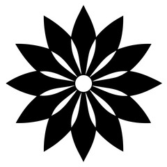 vector illustration of a flower