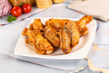 Grilled spicy chili chicken wings