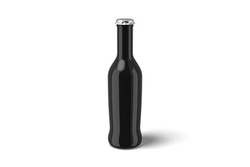 Standing of Blank Beer Bottle, 3d Illustration