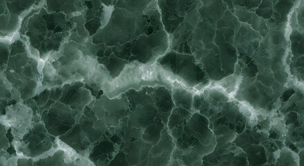 Dark green marble texture background, natural stone surface with veins
