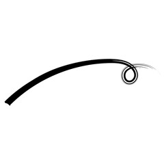 Hand Drawn Brush Line