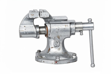 an iron vice isolated
