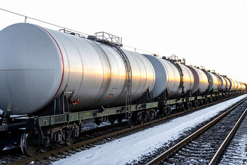 Railroad tank cars for the transportation of industrial chemicals
