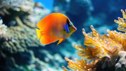 Obraz premium Tropical Marine Life: Colorful Fish, Coral Reefs, Underwater Scuba Diving & Egyptian Ocean Vistas