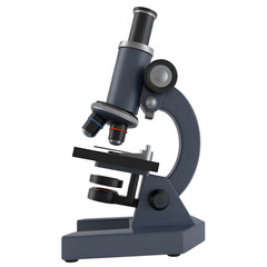 Unveiling Microscopic Worlds A classic microscope ready to unlock scientific discoveries with smooth