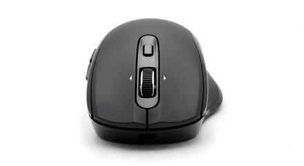 Wireless Computer Mouse on White Background