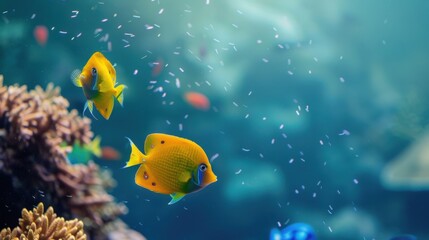 Tropical Marine Life: Colorful Fish, Coral Reefs, Underwater Scuba Diving & Egyptian Ocean Vistas