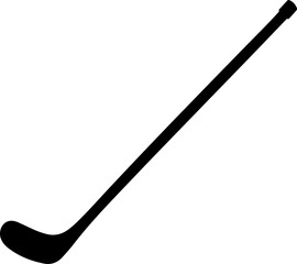 hockey stick silhouette vector illustration
