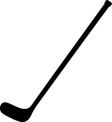 hockey stick silhouette vector illustration