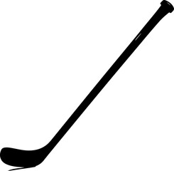 hockey stick silhouette vector illustration