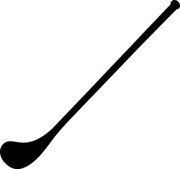 hockey stick silhouette vector illustration