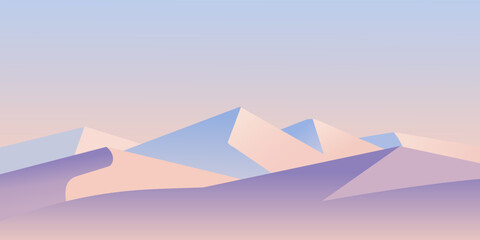 vector illustration of mountains