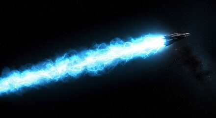 Conceptual Digital Artwork Futuristic Spacecraft