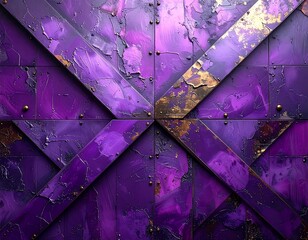 Purple textured metal panels