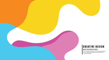 Dynamic Colorful Gradient Fluid Wave Abstract Background with Bright Multilayer Paper Cut Shapes, Smooth Flowing Curves, Modern Vibrant Vector Illustration for Creative Poster Banner Cover and Digital