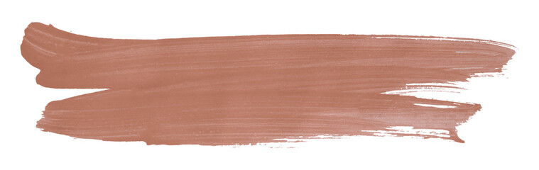 Abstract brown watercolor background. Hand drawn artistic style. Isolated on transparent background.