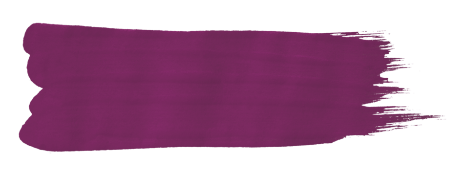 Abstract purple watercolor background. Hand drawn artistic style. Isolated on transparent background.