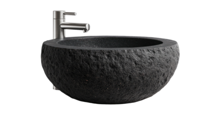 Dark stone washbasin