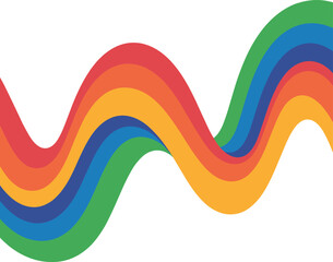 Abstract geometric design with bold color accents and helvetica text elements