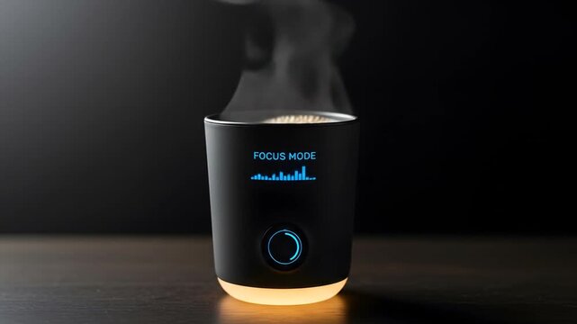 Modern diffuser with light display